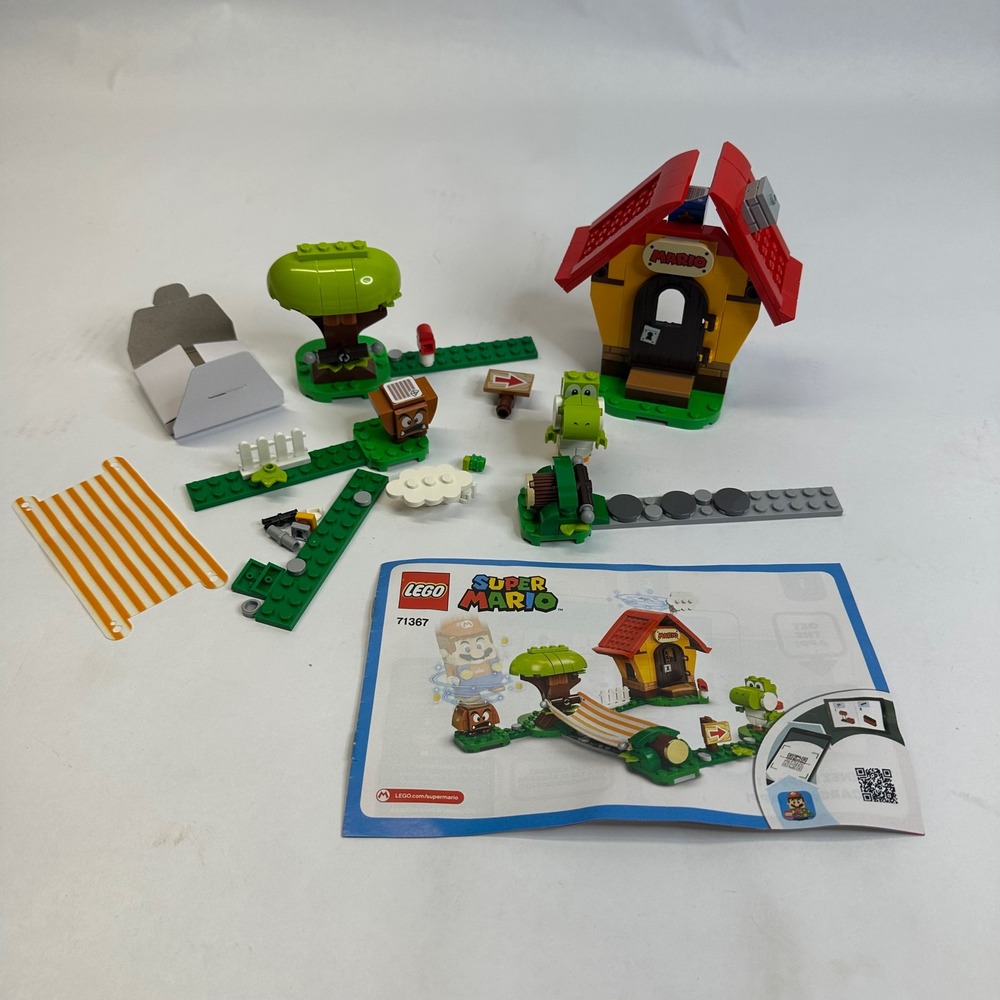 LEGO Super Mario Mario's House & Yoshi Expansion Set 71367 No Box Manual